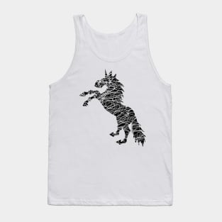 White Lines Unicorn Tank Top